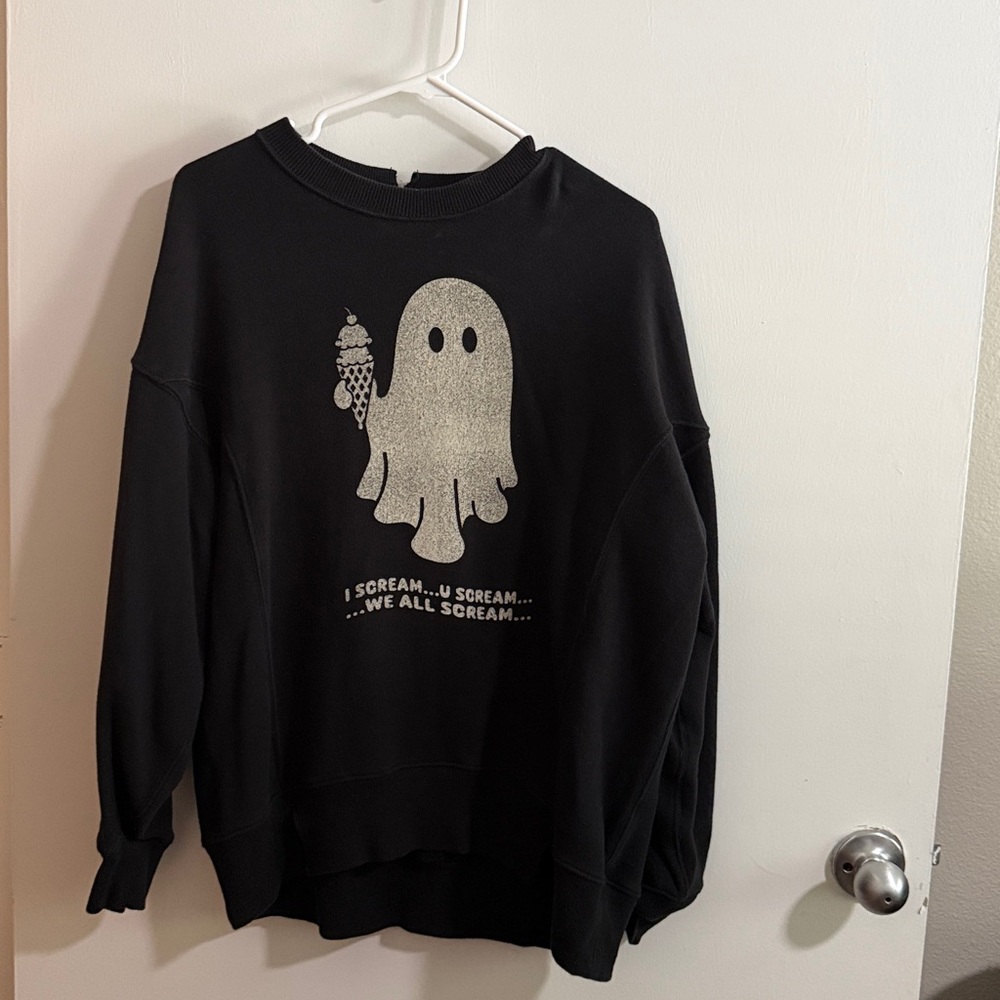 Aerie Black Ghost Sweatshirt